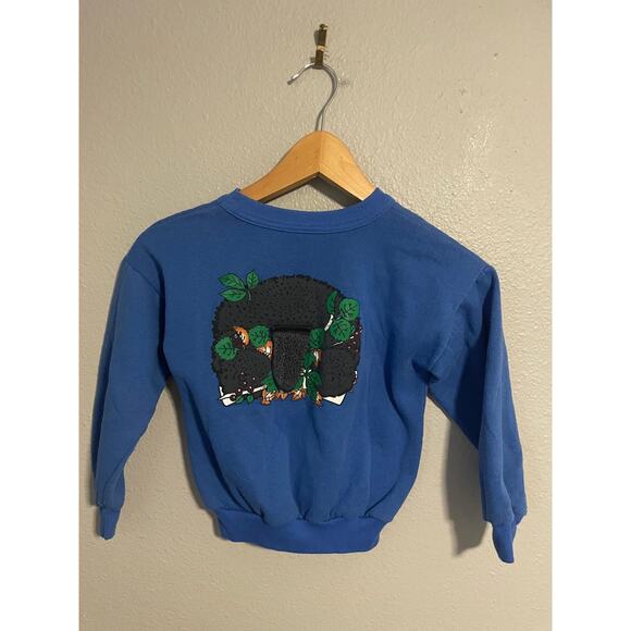 Vintage Angel Fire New Mexico Bear Sweatshirt Youth Size 6 Graphic Pullover 90s - Picture 3 of 10